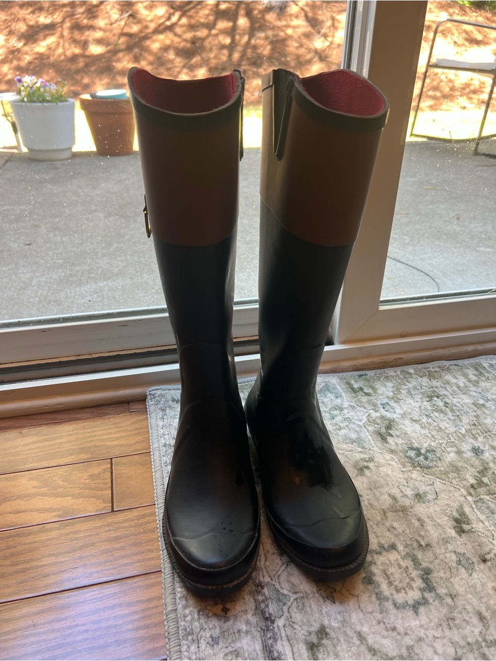 Tommy Hilfiger  Tall Two-Tone Rain Boots
